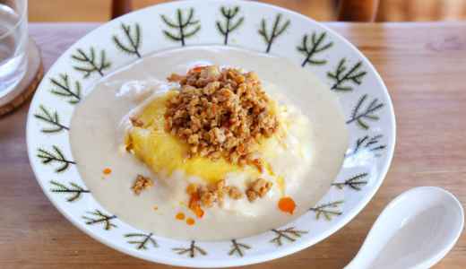 ミルク担々天津飯